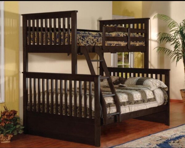 B102E - Wooden Bunk Bed - Single by Double