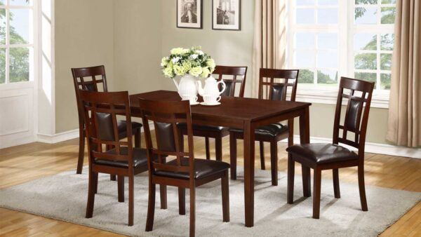 EVA - Wooden Dining Table - 7 Piece