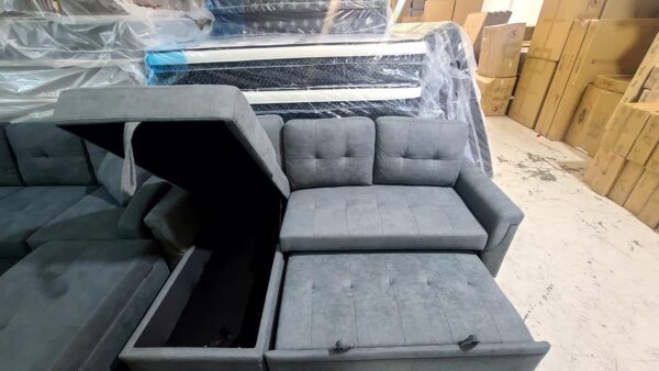 5001 Sofa Bed with Storage & USB Ports