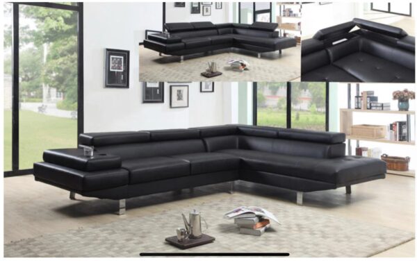 Vegas Sectional 5 Seater PU