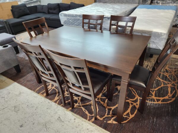 EVA - Wooden Dining Table - 7 Piece