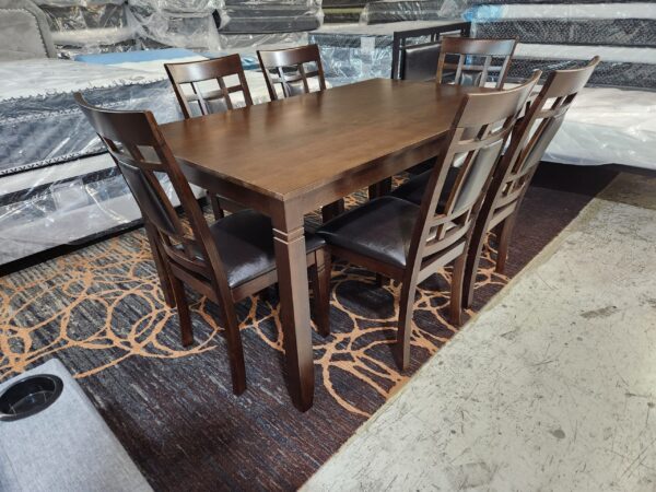 EVA - Wooden Dining Table - 7 Piece