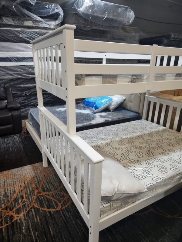 B102E - Wooden Bunk Bed - Single by Double