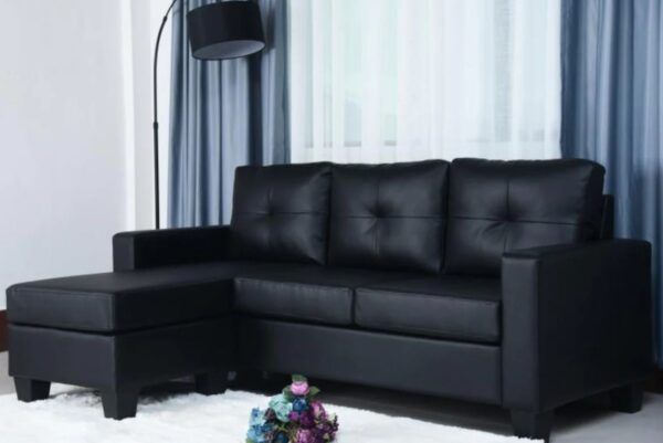 Chottu PU Leather – 3 Seater with Ottoman