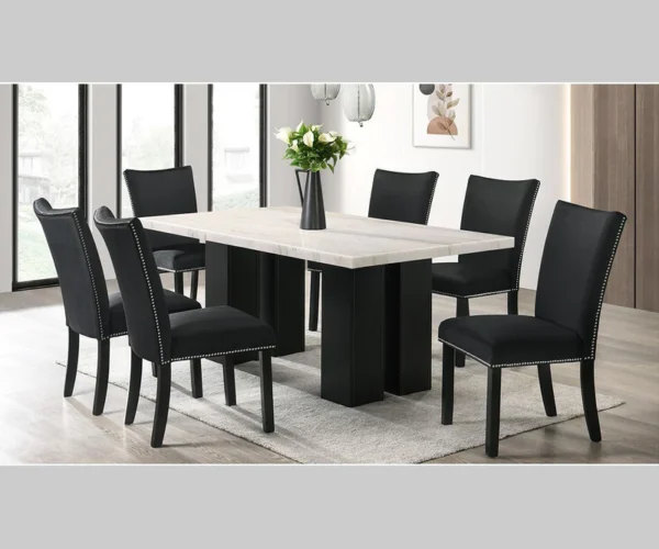 563 Dining Set Marble Top
