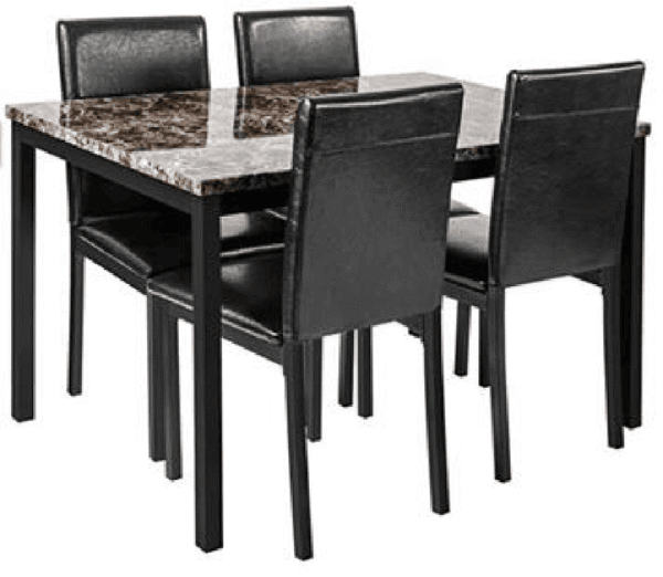 T 1520 Marble 4-Seater Dining Set