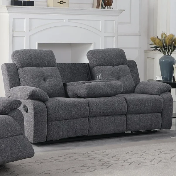 Vincent Fabric Manual Recliner Set