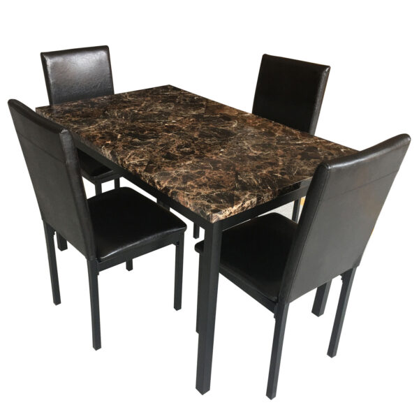 T 1520 Marble 4-Seater Dining Set