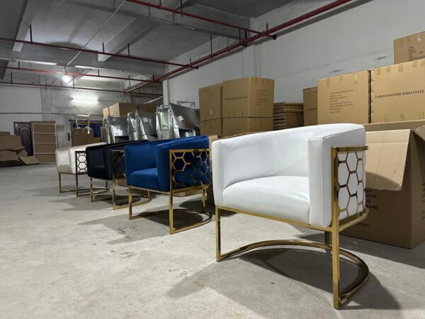 Honey Comb - Metal Low Bar Chair
