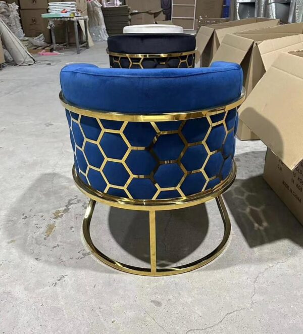Honey Comb - Metal Low Bar Chair