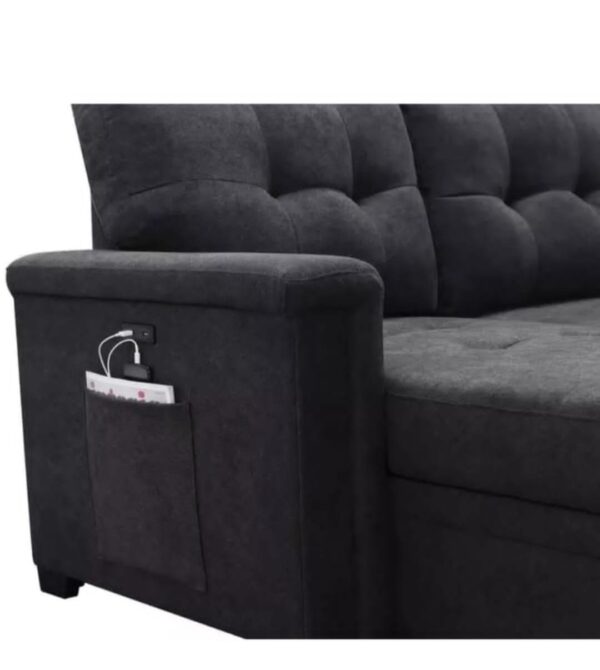 5001 Sofa Bed with Storage & USB Ports