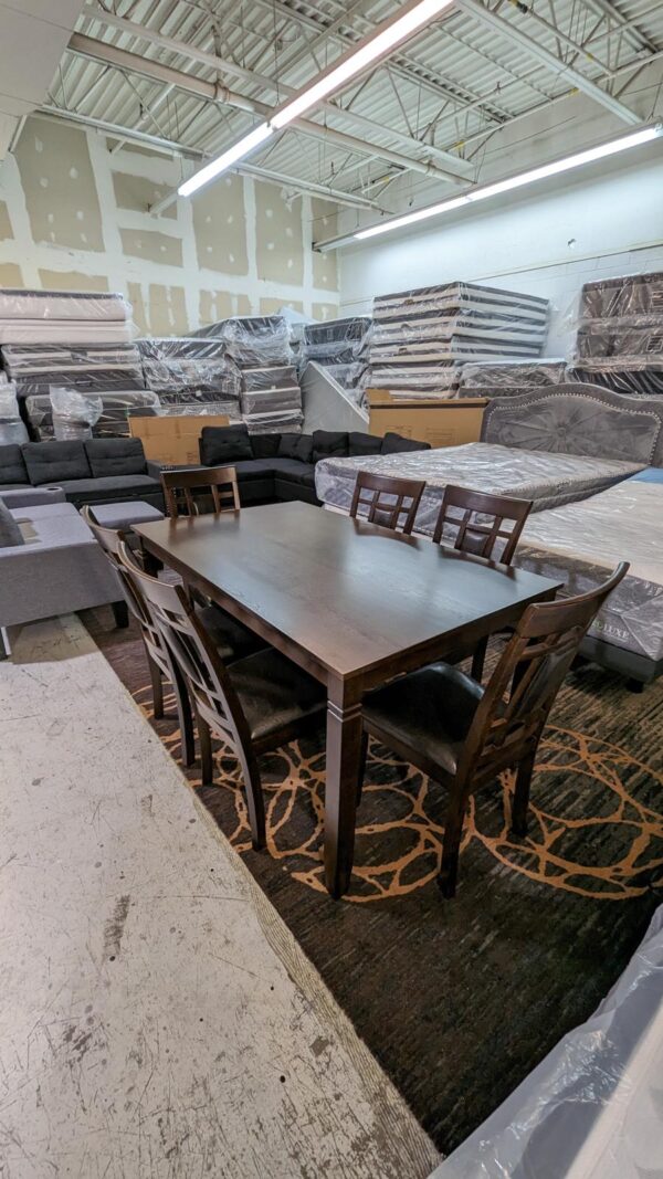 EVA - Wooden Dining Table - 7 Piece