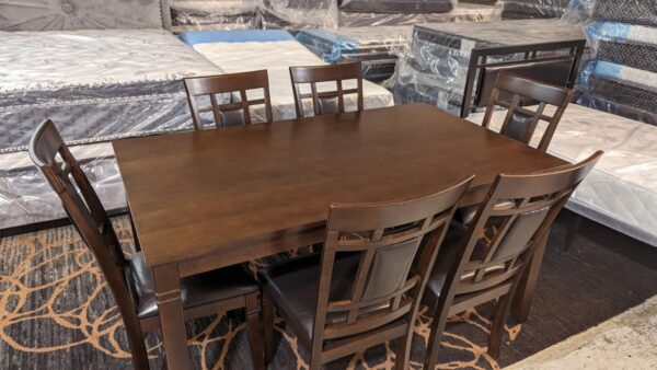 EVA - Wooden Dining Table - 7 Piece