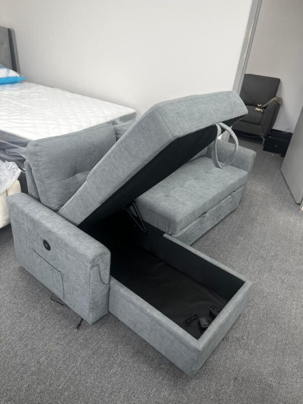 5001 Sofa Bed with Storage & USB Ports