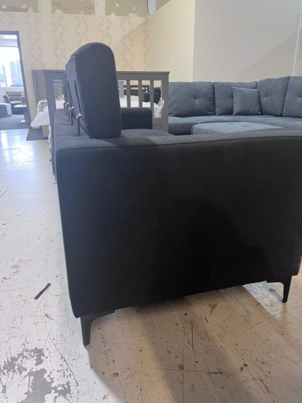 Shelly 3 Seater – Dual Texture Sofa