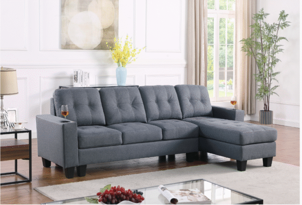 Dimond – Sectional 4 Seater (FABRIC)