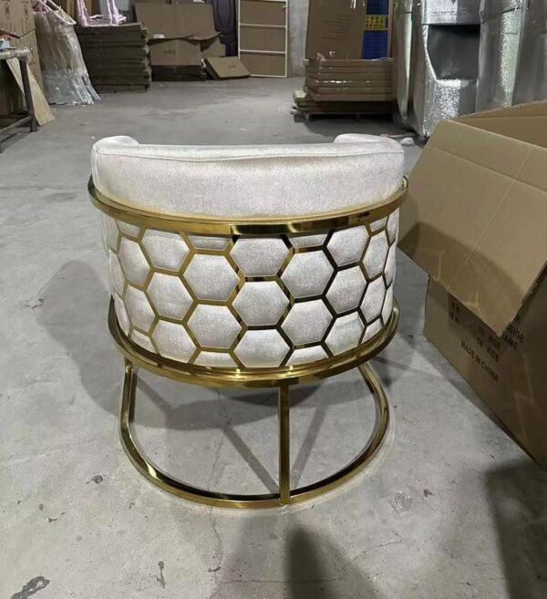Honey Comb - Metal Low Bar Chair