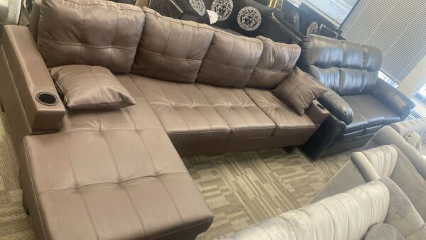 COZY 4 Seater Leather Couch