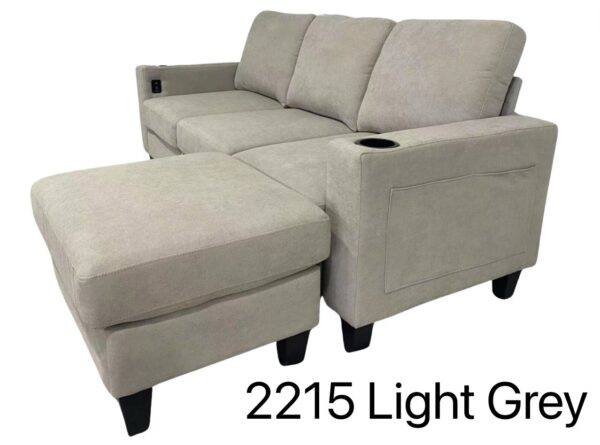 2215 – 3 Piece Sofa Set with Ottoman