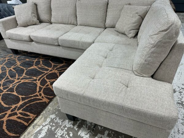 Nolan Sectional – Contemporary Fabric Sofa